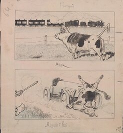 Arsène-Henry de Saint-Alary - Progrès - Original Illustration