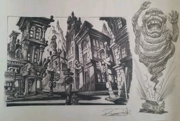 Bruce Zick - Ghostbusters/S.o.s Fantômes - Original Illustration