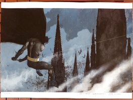 Scott Hampton - Batman Night Cries graphic novel - double splash page - Comic Strip