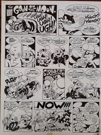 Peter Bagge - Neat Stuff #14 - 1989 The Goon on the Moon - Planche originale