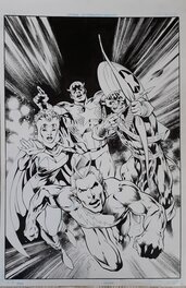 Alan Davis - Avengers # 1.1 variant cover (2017) - Planche originale