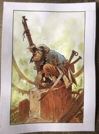 Xavier Fourquemin - Le Gobelin - Original Illustration
