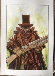 Xavier Fourquemin - Le Maître - Original Illustration