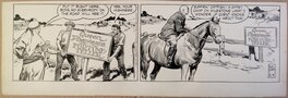 Frank Godwin - Rusty Riley daily 1957 - Planche originale