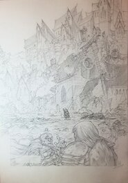 Crayonné de la planche