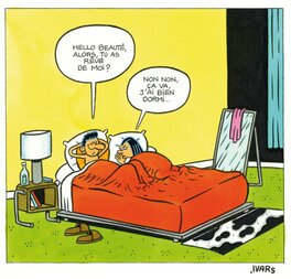 Éric Ivars - J'ai bien dormi - Illustration originale