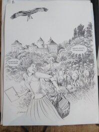 Jean-Claude Servais - Planche originale affiche festival / jean claude servais - Illustration originale
