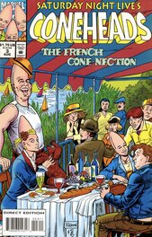 Coneheads #3, couverture du comic book