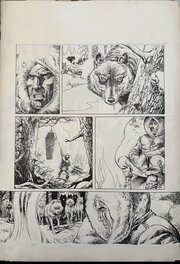 César Spadari - White Fang - Planche originale