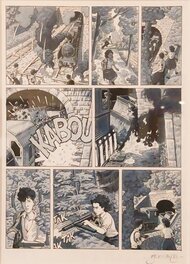 Dominique Bertail - Planche originale madeleine Résistante tome 3, planche originale 104 - Planche originale