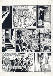 Olivier Grenson - Carland Cross, tome 2. Le dossier Carnarvon, planche 17 - Planche originale