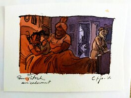 Juanjo Guarnido - Blacksad, tome 4, publiée dans histoire des aquarelles tome 2 - Œuvre originale