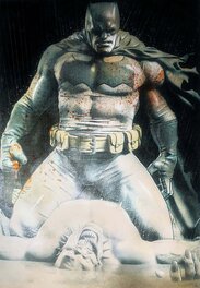 Fabrice Le Hénanff - Batman/Frank Miller - Illustration originale