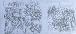 Jean-Marie Woehrel - Jean-Marie Woehrel, strip original, "Les Fils de Guillaume, La Guerre Fratricide". - Planche originale