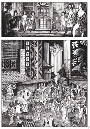 Hugues Micol - Garigari - Planche originale