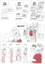 Planche originale (2/2) : « T’as l’habitude non ? » -  Lauréat petit fauve d’or Angoulême
