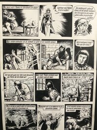 Frank Sels - Pagina 4 uit De Wilde Horde album 21 van De Rode Ridder - Planche originale
