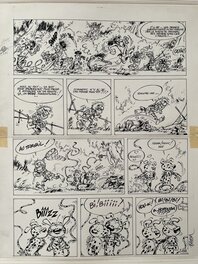 Batem - Planche Marsupilami - Planche originale