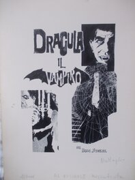 Dino Battaglia - "Dracula il vampiro" - title splash page from Horror # 10 - 1969 - Illustration originale