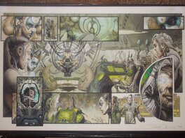 Simone Bianchi - Ego Sum # 2 pp.10/11 double splash page - Comic Strip