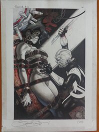 Simone Bianchi - Thanos Rising # 2 page 20 splash page - LARGE ART - 2013 - Comic Strip