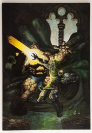 Simone Bianchi - The Thing vs Dr. Doom-2002 - Original Illustration