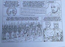 Jean-Marie Woehrel - Jean-Marie Woehrel, planche originale, "Postumus, Empereur Gaulois, les Faux Monnayeurs". - Planche originale
