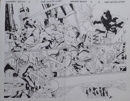 Greg Land - Avengers Beyond #2 pages 1 & 2 (2023) - Planche originale