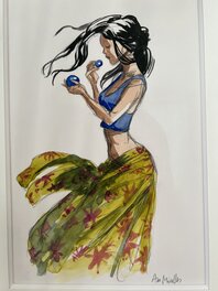 Ana Mirallès - Illustration Djinn - Illustration originale