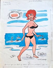 Georges Pichard - Sur la plage abandonnée... - Original Cover