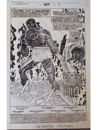 John Romita Jr. - Daredevil # 282 page 1 title splash 1990 - Comic Strip