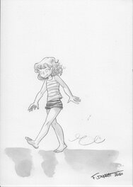 François Duprat - Les Bonshomme de pluie - Original Illustration