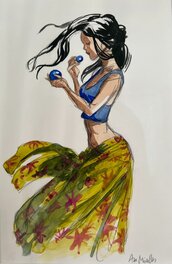 Ana Mirallès - Illustration Djinn - Original Illustration
