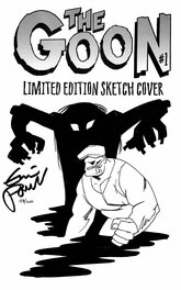 Eric Powell - The Goon #1 Original Art Sketch Cover - Couverture originale