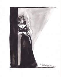 Tim Sale - Femme Fatale - Illustration originale