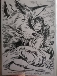Mark Buckingham - Snow White et Bigby - Original Illustration