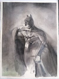 Alex Maleev - Buste de Batman - Alex Maleev - Original Illustration