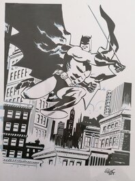 Elsa Charretier - Batman à Gotham - Illustration originale