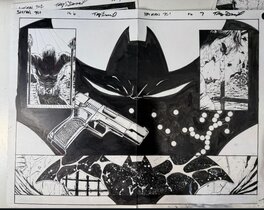 Tony Daniel - Batman 701 page 6-7 - Planche originale