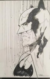 Trevor Hairsine - Torso de Batman - Illustration originale
