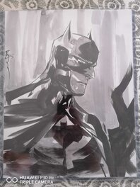 Dustin Nguyen - Buste de Batman - Illustration originale