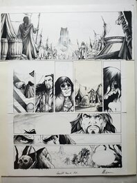 Alexe - LANCELOT  T1 CLAUDAS DES TERRES DESERTES - Planche originale