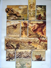 Gwendal Lemercier - LES ARCANES D'ALYA  couleur directe - Comic Strip
