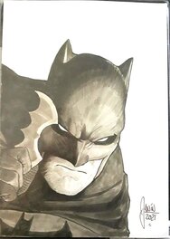 Mikel Janin - Torso de Batman - Illustration originale
