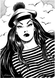 Birago Balzano - Frau MURDER (ZORA) - Planche originale