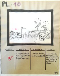 Jean Marc Reiser - La VIE DES BETE - Original art