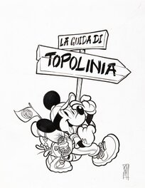 Paolo Mottura - La guida di Topolinia - Original Cover