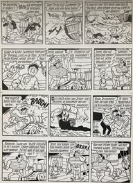 Studio Vandersteen - Suske en Wiske / Bob et Bobette - De Kleppende Klipper - Planche originale