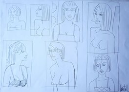 Loustal - illustration originale - Illustration originale