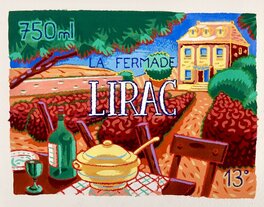 Nicolas Thers - La Fermade Lirac - Original Illustration